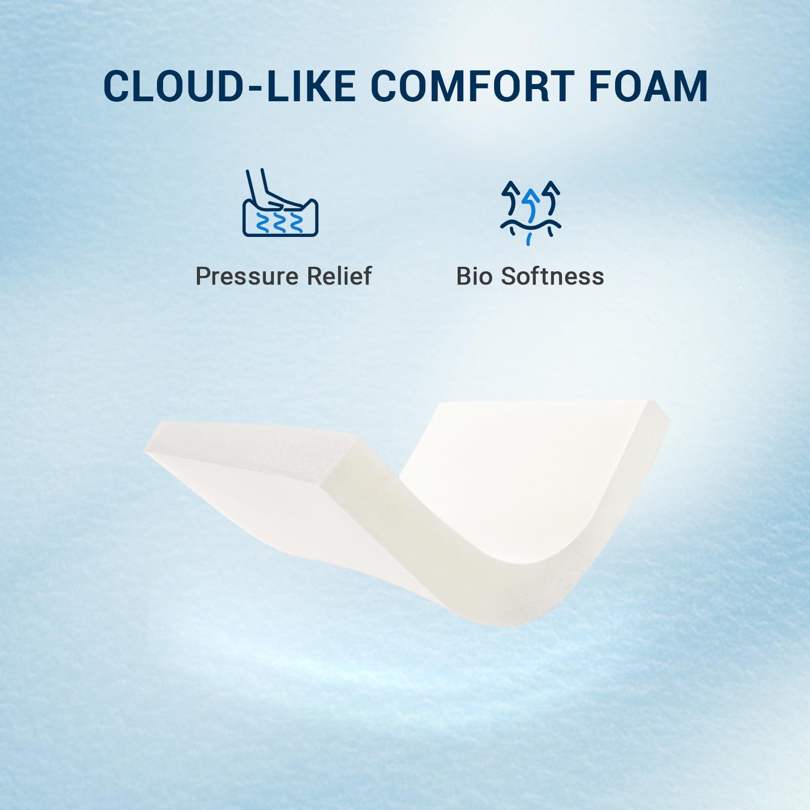 Avenco 12 Inch King Size Mattress, Hybrid Mattress In A Box With Independent Spring, Soft And Comfort Medium Firm King Mattress,